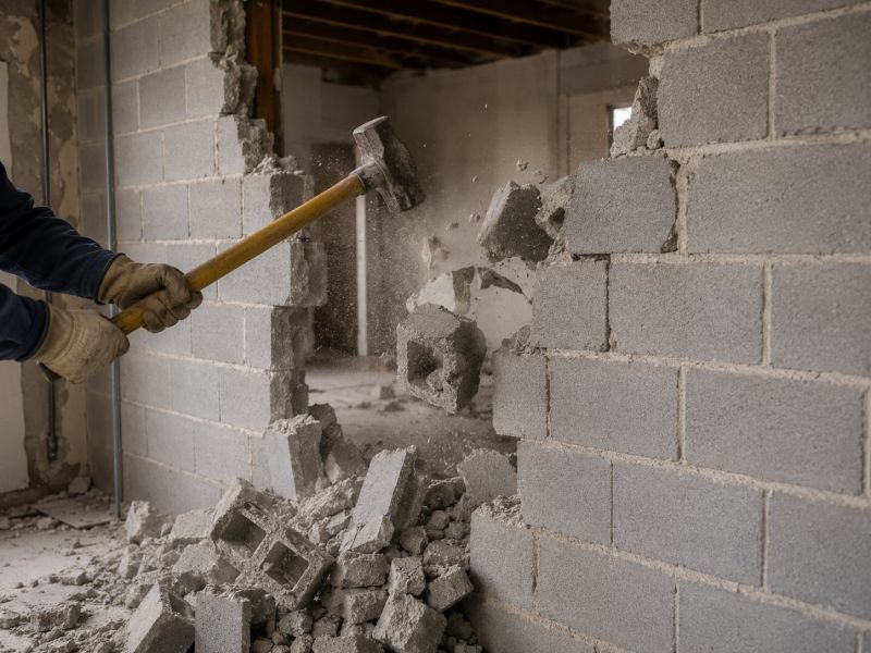 Stone Demolition in Bergen County, NJ